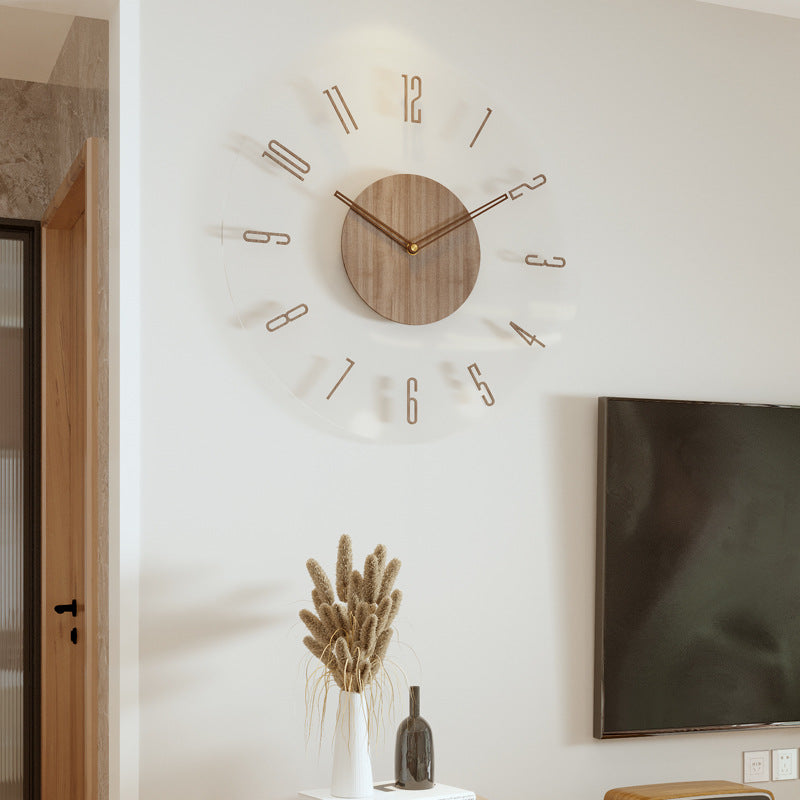 Minimalistische Wanduhr Aus Holz – Stilvolle Wanddekoration Für Jedes Zuhause