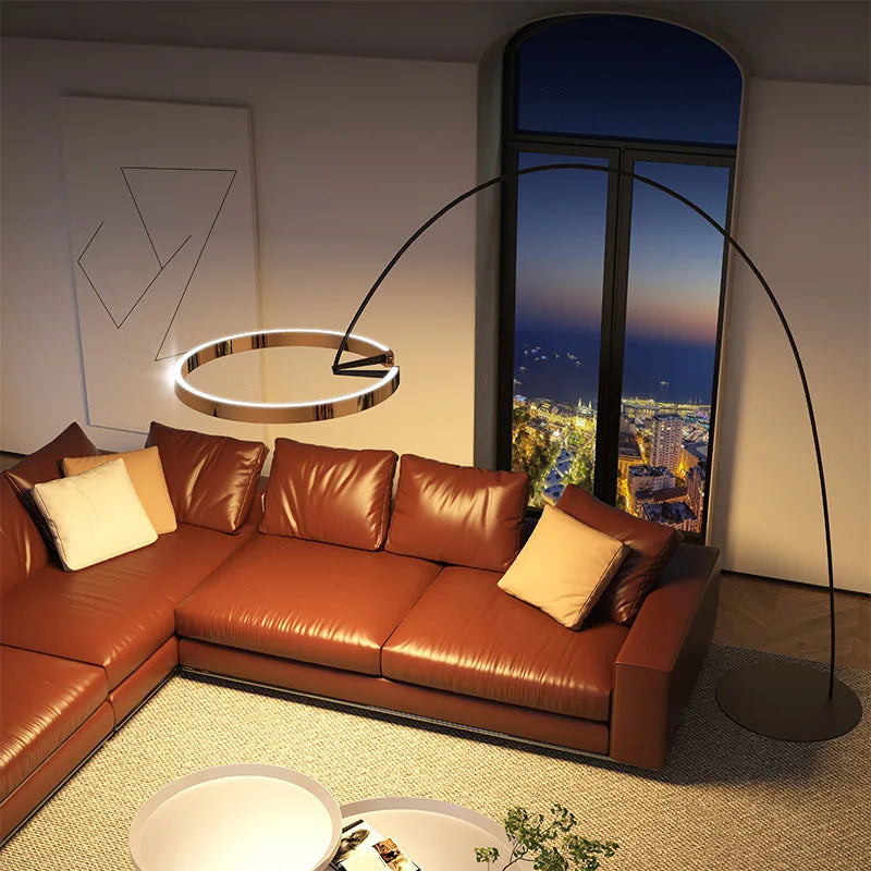 Nordic LED Stehleuchte Fischen | Designer Lampe Im Skandinavischen Stil
