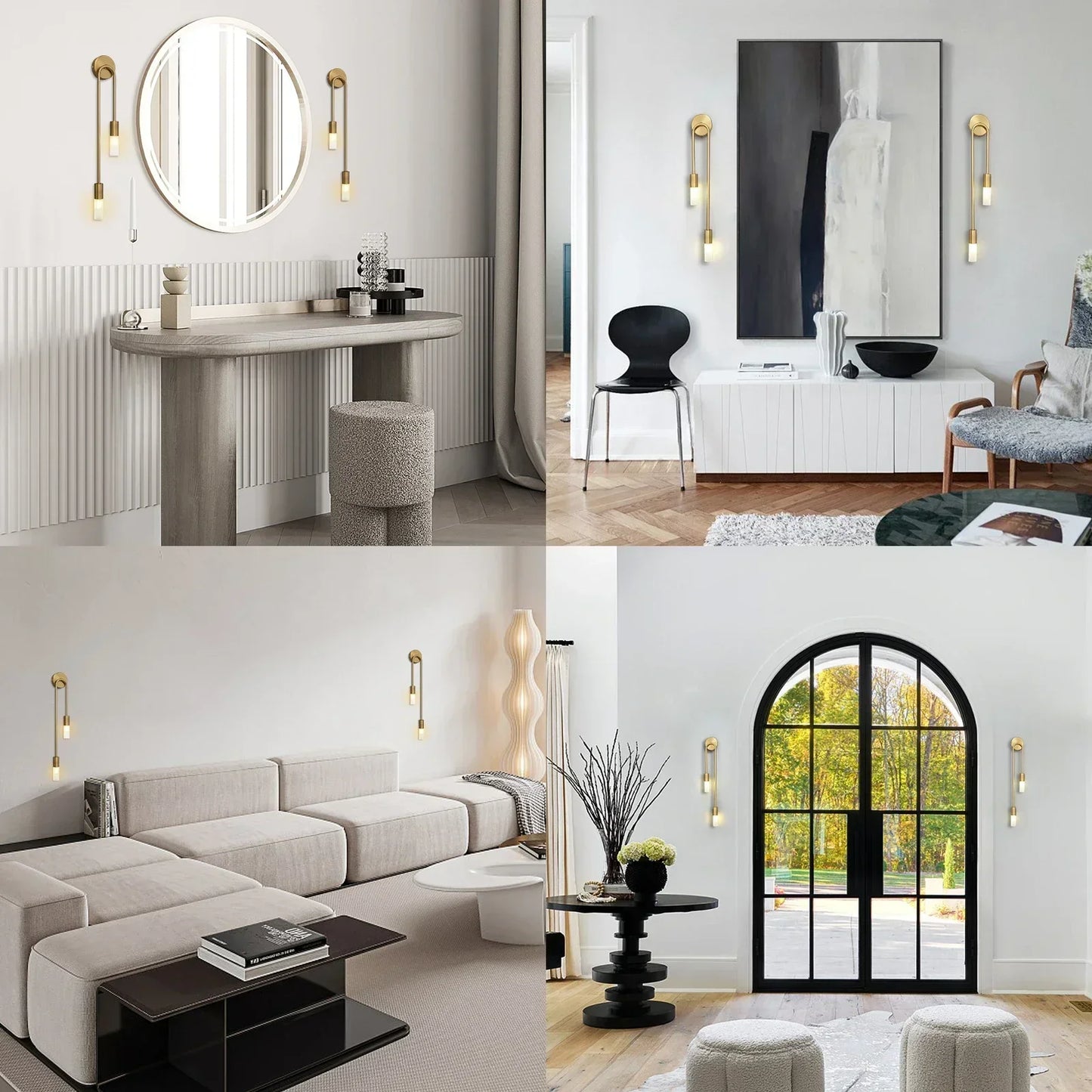 2-Teilige Wandleuchte | Für Wohn- Und Schlafzimmer