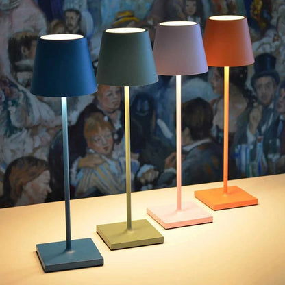 Touch LED-Tischlampe Dimmbar | Moderne Nachttischlampe Mit Akku