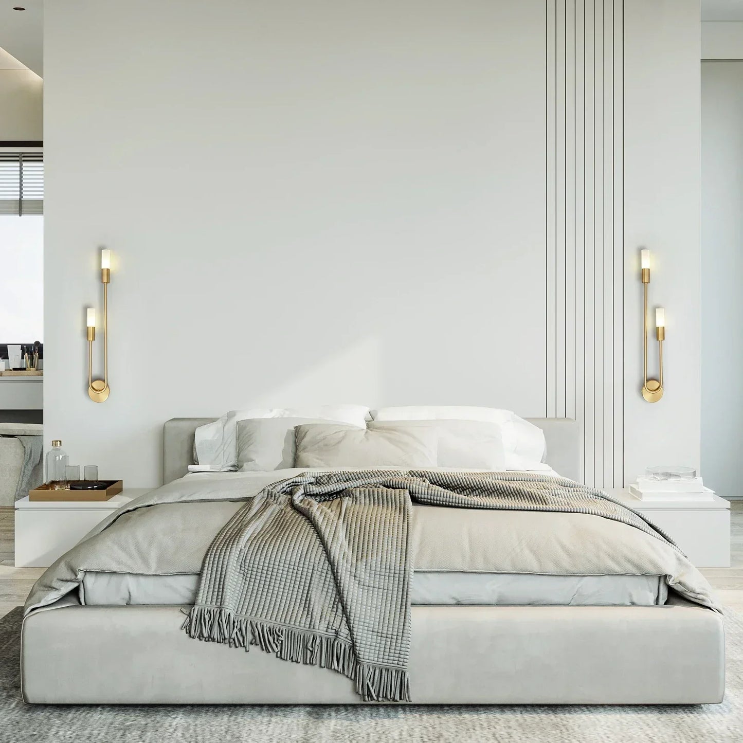 2-Teilige Wandleuchte | Für Wohn- Und Schlafzimmer