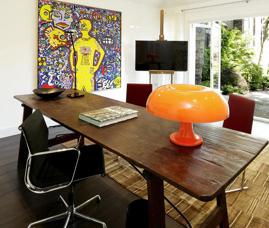 Designer Pilz Tischlampe LED – Moderne & Minimalistische Leuchte