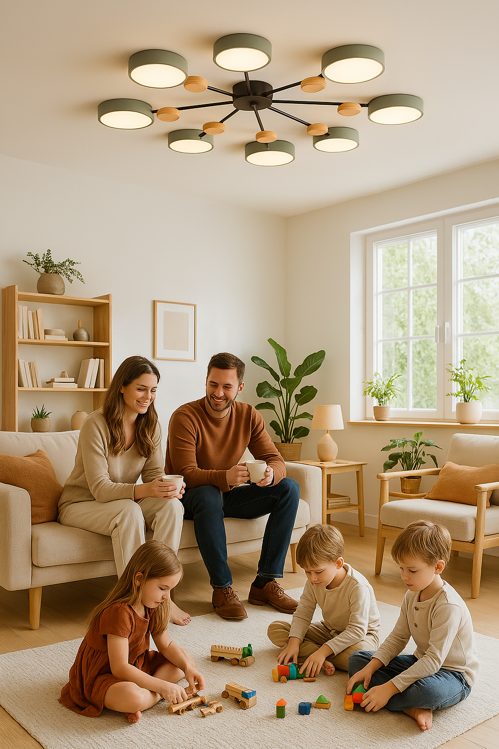 Moderne LED Deckenleuchte Mit Ästen | Stilvoll & Energiesparend