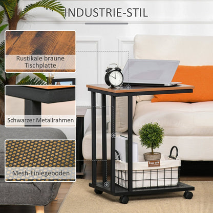 Rolltisch Modern | Vielseitig Als Couch- Oder Beistelltisch Nutzbar