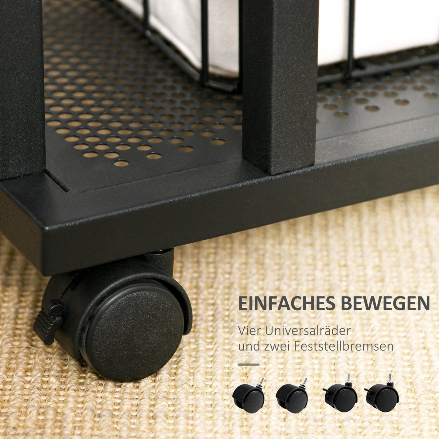 Rolltisch Modern | Vielseitig Als Couch- Oder Beistelltisch Nutzbar