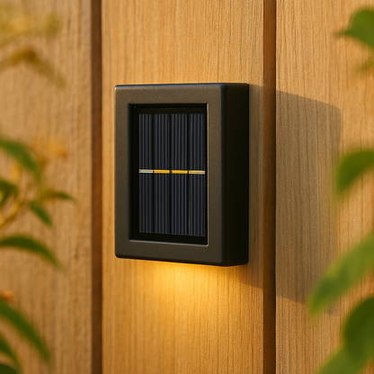 LED Solar Wandleuchten | Kabellos & Wetterfest für den Außenbereich