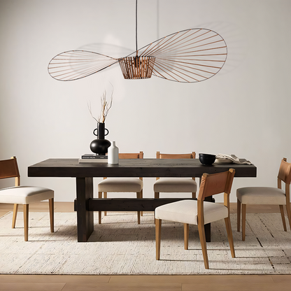 Rosland Vertigo Pendelleuchte | Strohhut-Design Für Moderne Räume