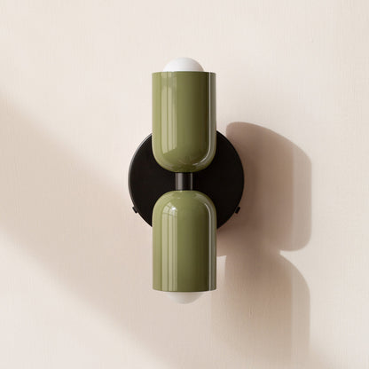 Vintage Doppelkopf Wandleuchte Schweiz | Kreatives Home Deco