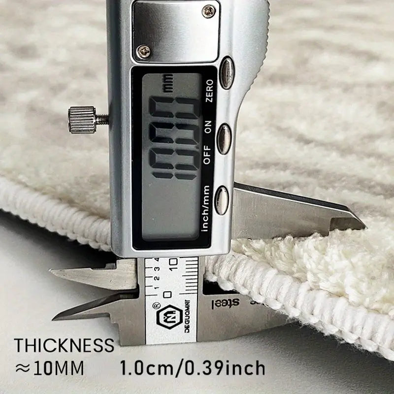 Wellenförmiger Teppich | Für das Wohnzimmer