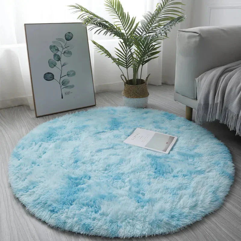 Runder Teppich Für Wohnzimmer | Flauschig