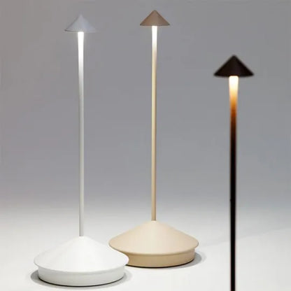 Kabellose LED Tischleuchte Mit Akku | Tragbar & Dimmbar