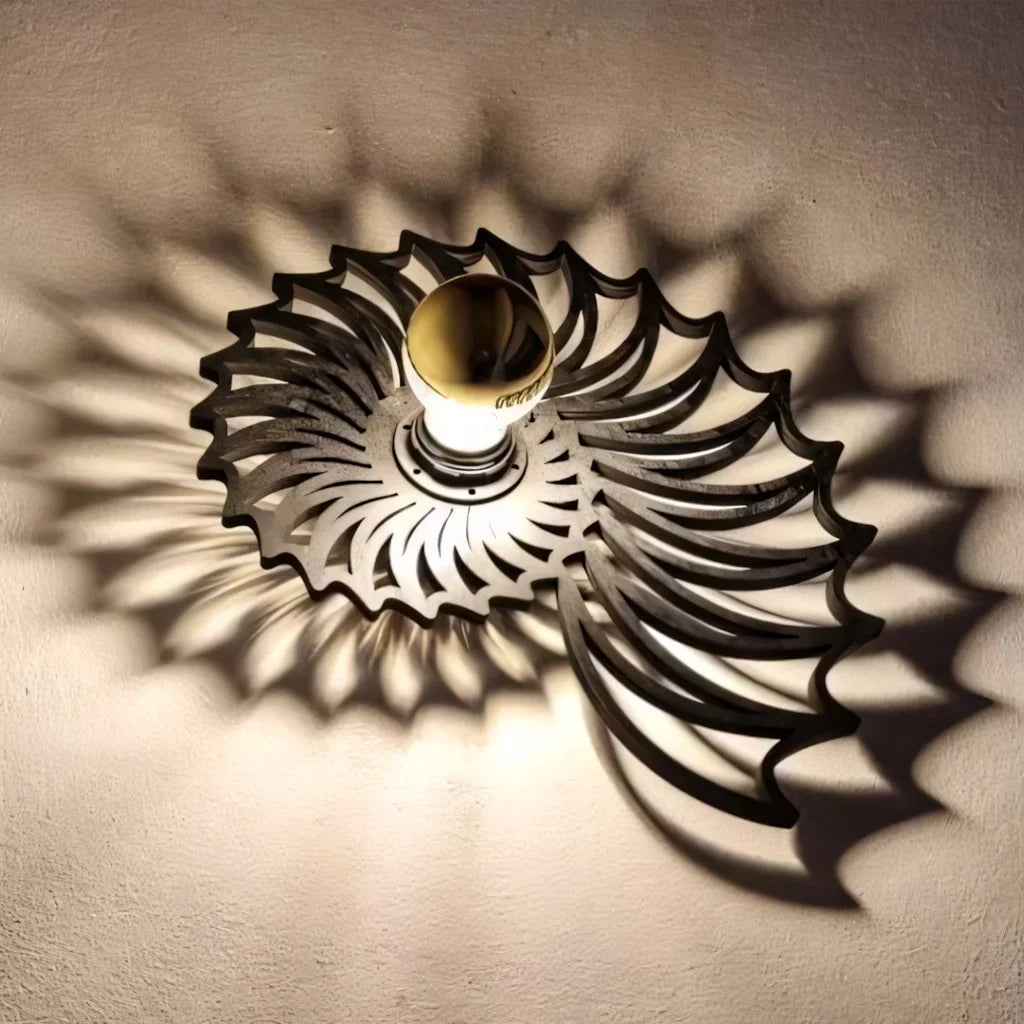 Aegir LED Wandleuchte | Nautilus Design Mit Dekorativem Licht