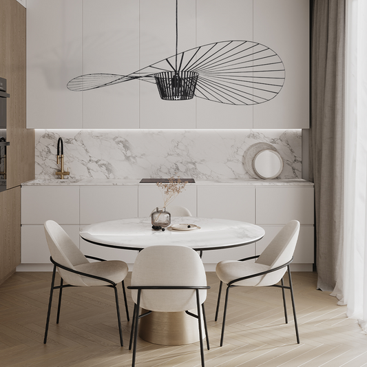 Rosland Vertigo Pendelleuchte | Strohhut-Design Für Moderne Räume