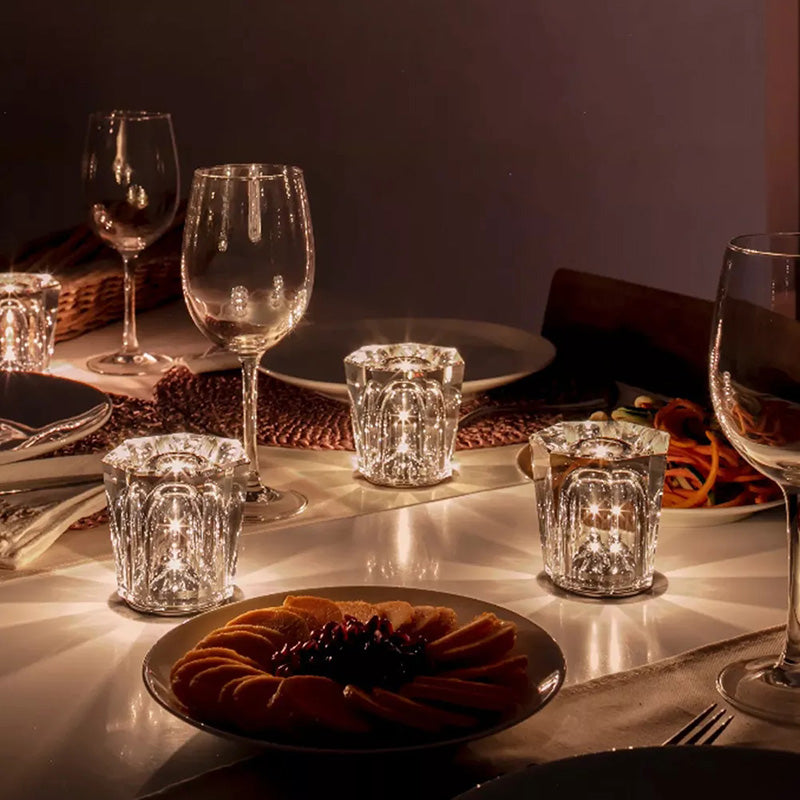 Kabellose Kristall Tischlampe | Elegante Beleuchtung Für Ihr Zuhause