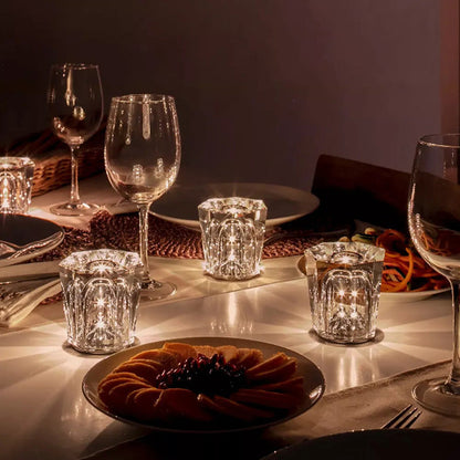 Kabellose Kristall Tischlampe | Elegante Beleuchtung Für Ihr Zuhause