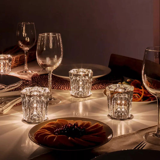 Kabellose Kristall Tischlampe | Elegante Beleuchtung Für Ihr Zuhause