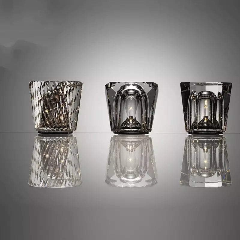 Kabellose Kristall Tischlampe | Elegante Beleuchtung Für Ihr Zuhause