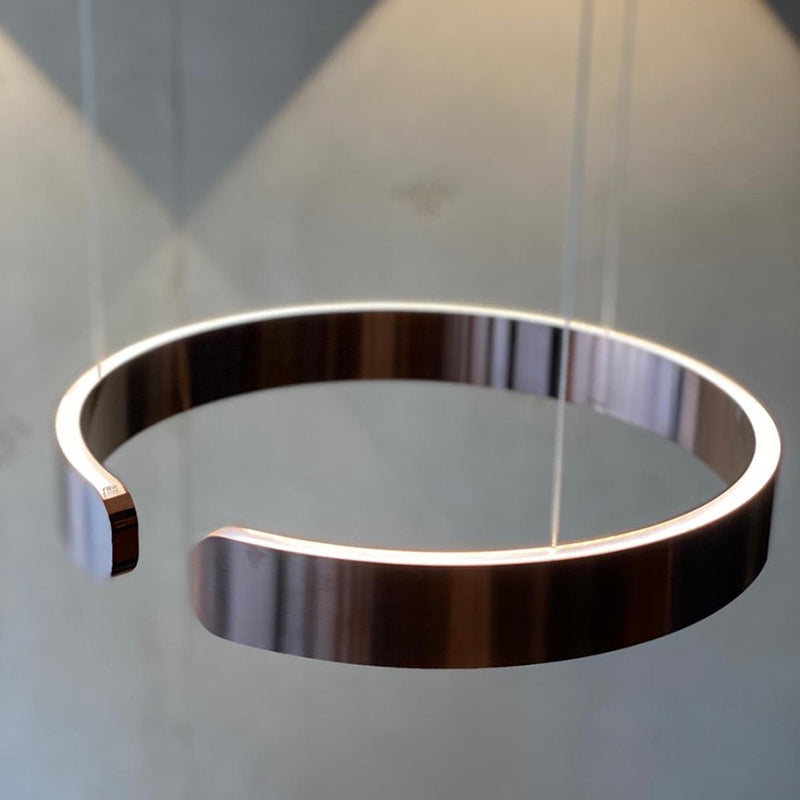 Moderne LED-Hängeleuchte In Kreisform | Stilvolle Deckenlampe