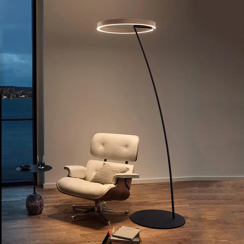 Nordic LED Stehleuchte Fischen | Designer Lampe Im Skandinavischen Stil