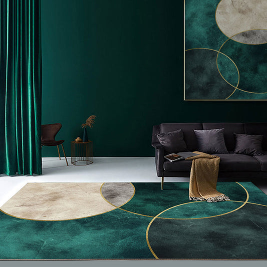 Moderner Geometrischer Teppich Für Wohnzimmer | Waschbar