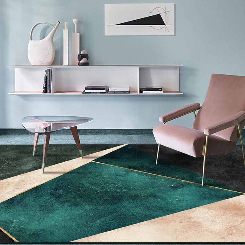 Moderner Geometrischer Teppich Für Wohnzimmer | Waschbar