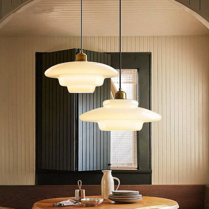 Weisse Glas Pendelleuchte Schweiz | Modernes Design & LED‑Akzentlicht