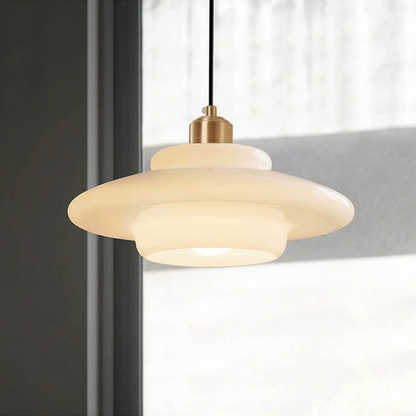 Weisse Glas Pendelleuchte Schweiz | Modernes Design & LED‑Akzentlicht