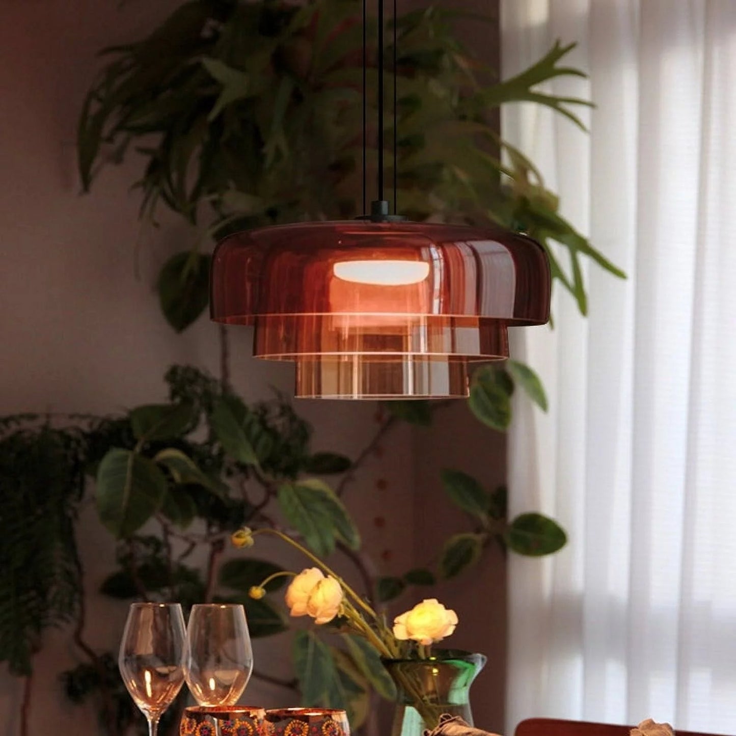 Nordic Pendelleuchte Aus Glas | Skandinavisches Design Für Zuhause
