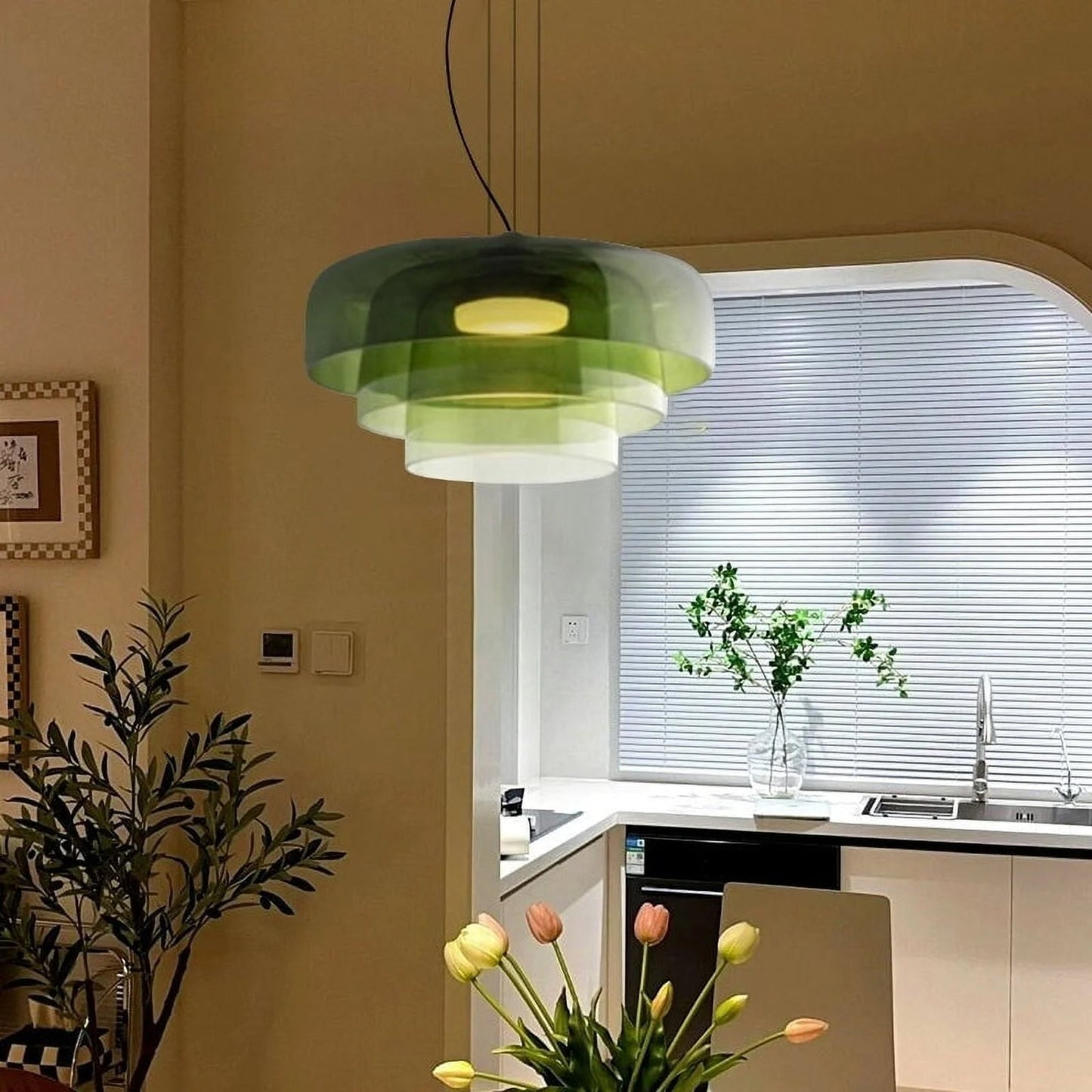 Nordic Pendelleuchte Aus Glas | Skandinavisches Design Für Zuhause
