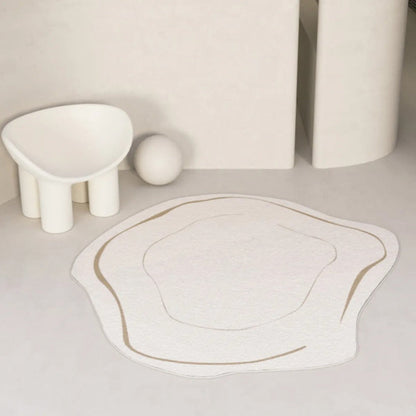 Moderner Teppich | Runde Form