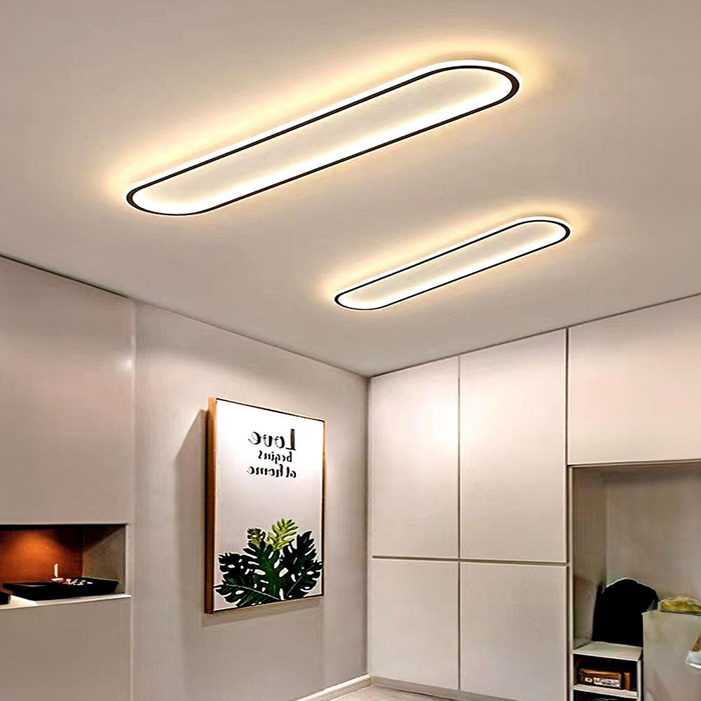 Moderne Ovale LED-Deckenleuchte Für Flure | Elegante Beleuchtung