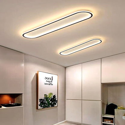 Moderne Ovale LED-Deckenleuchte Für Flure | Elegante Beleuchtung