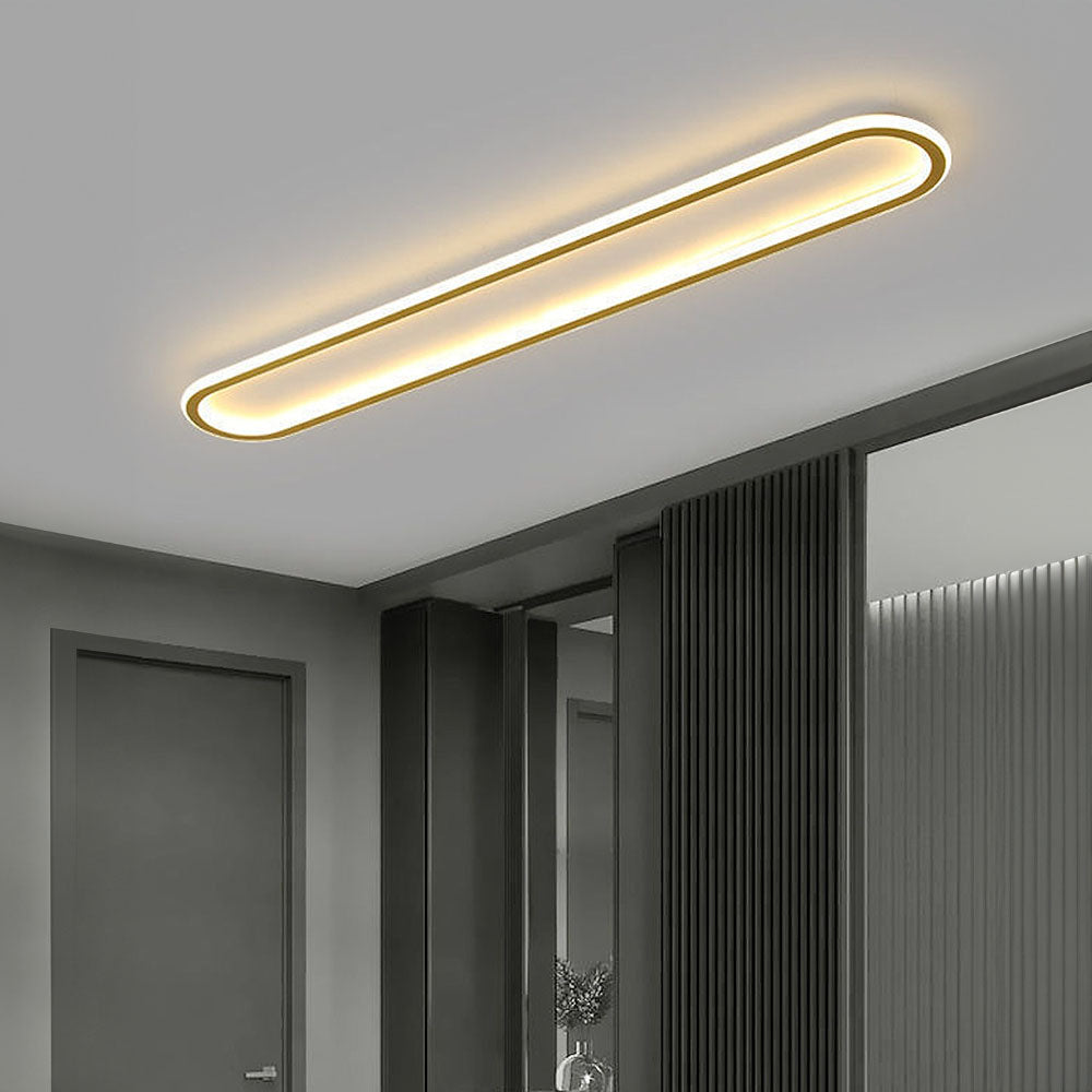 Moderne Ovale LED-Deckenleuchte Für Flure | Elegante Beleuchtung