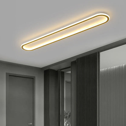 Moderne Ovale LED-Deckenleuchte Für Flure | Elegante Beleuchtung