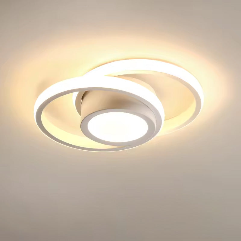Halo Duo LED Deckenleuchte | Modernes Doppelring-Design Für Zuhause