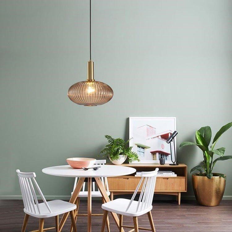 Hängelampe Aus Buntglas | Vintage Dekor Für Wohn- & Esszimmer