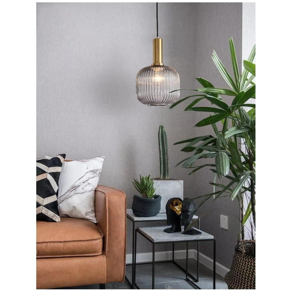 Hängelampe Aus Buntglas | Vintage Dekor Für Wohn- & Esszimmer