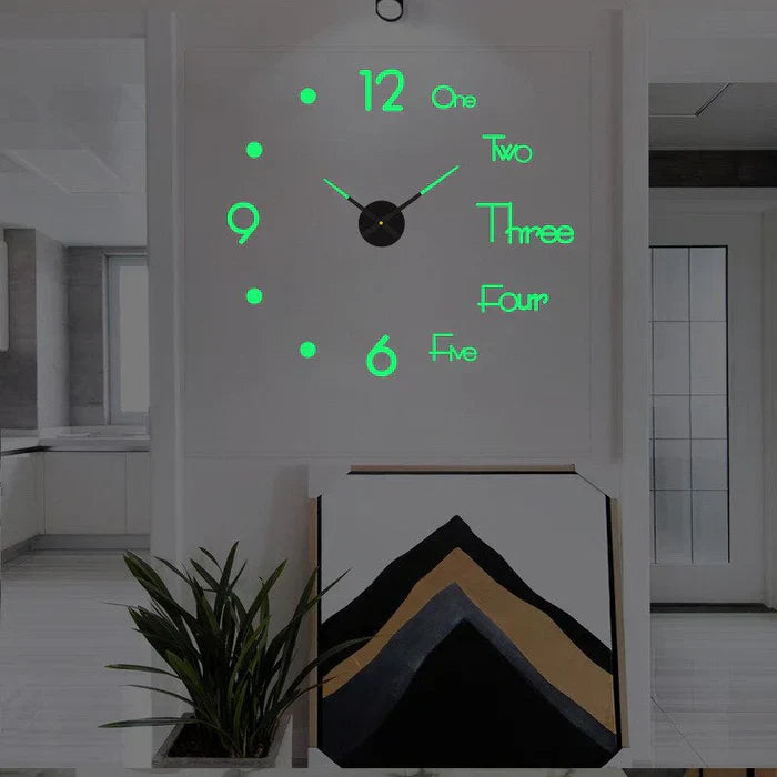 Moderne Design-Wanduhr für kreative Wandgestaltung