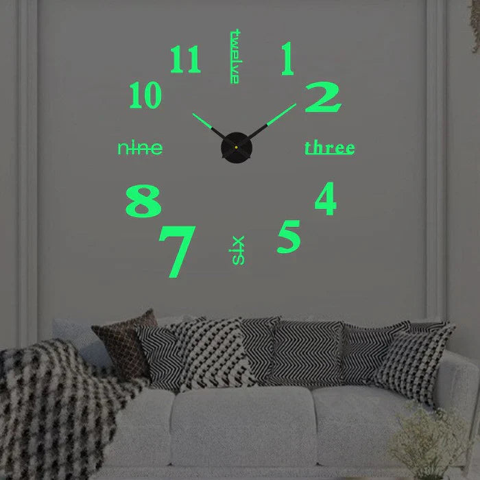 Moderne Design-Wanduhr für kreative Wandgestaltung