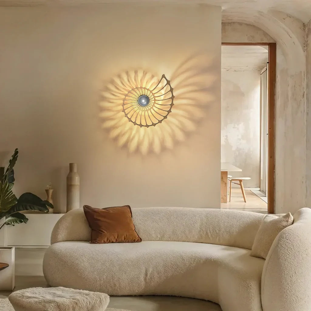Aegir LED Wandleuchte | Nautilus Design Mit Dekorativem Licht