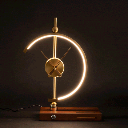 Luxuriöse Lampenuhr Schweiz – LED Nachttischlampe Mit Ladegerät