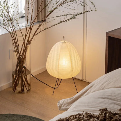 Japanische Tischlampe Aus Reispapier – Traditionelles Design Trifft Sanftes Licht