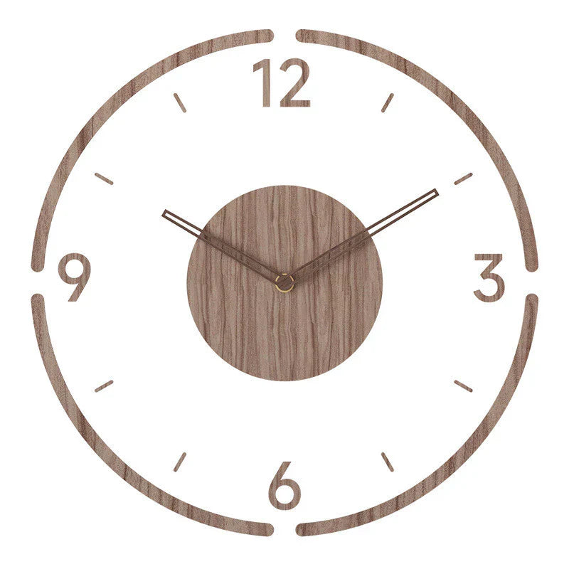 Minimalistische Wanduhr Aus Holz – Stilvolle Wanddekoration Für Jedes Zuhause