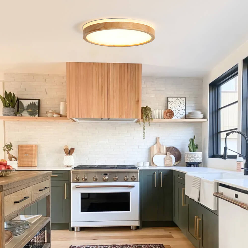 Skandinavische LED Deckenlampe | Rund
