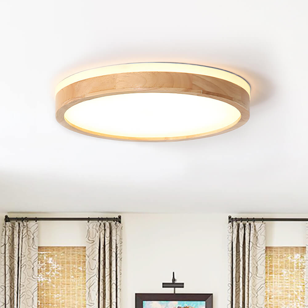 Skandinavische LED Deckenlampe | Rund