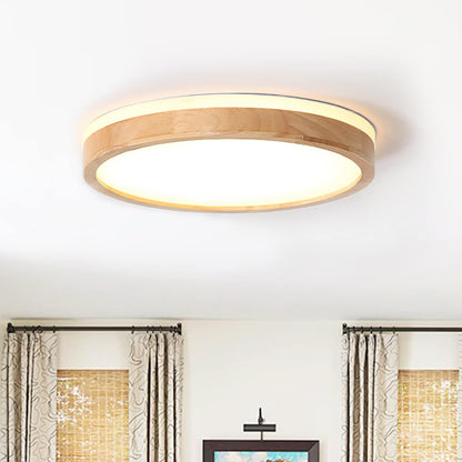 Skandinavische LED Deckenlampe | Rund