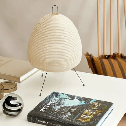 Japanische Tischlampe Aus Reispapier – Traditionelles Design Trifft Sanftes Licht