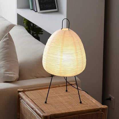Japanische Tischlampe Aus Reispapier – Traditionelles Design Trifft Sanftes Licht